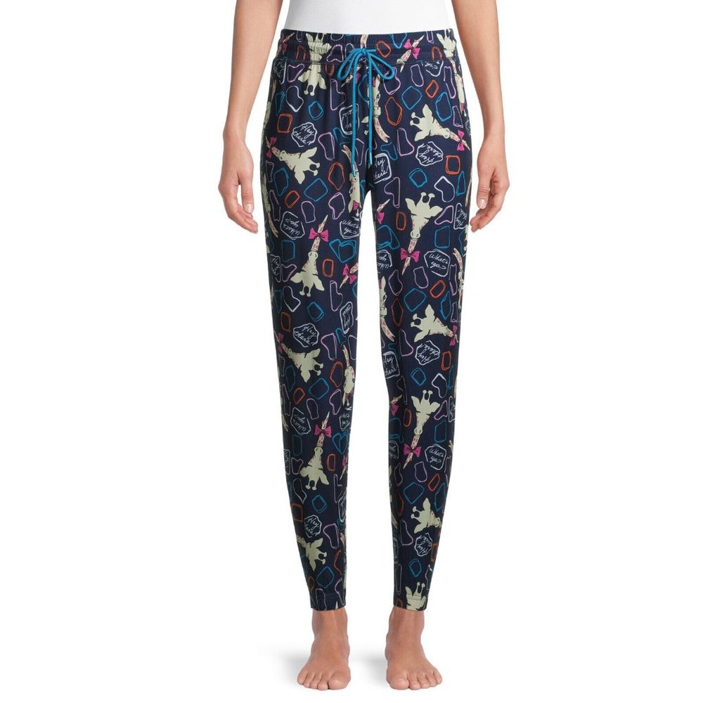 Briefly Stated Ladies Jogger Sleep Pants Hey There Size M